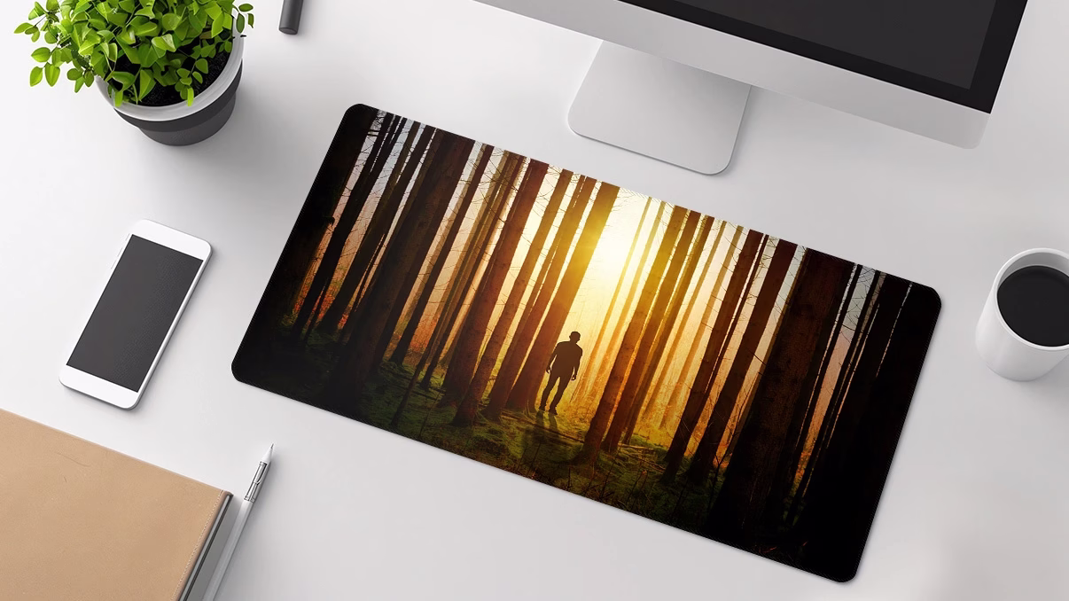 silhouette desk pad for laptop