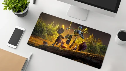 the wild robot gaming desk pad