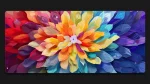flower petal xxl desk mat