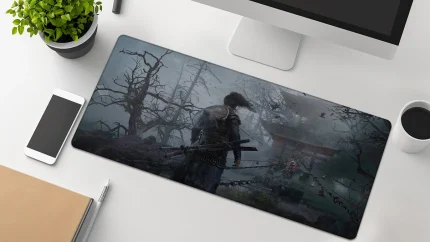 kurosun samurai warrior mousepad