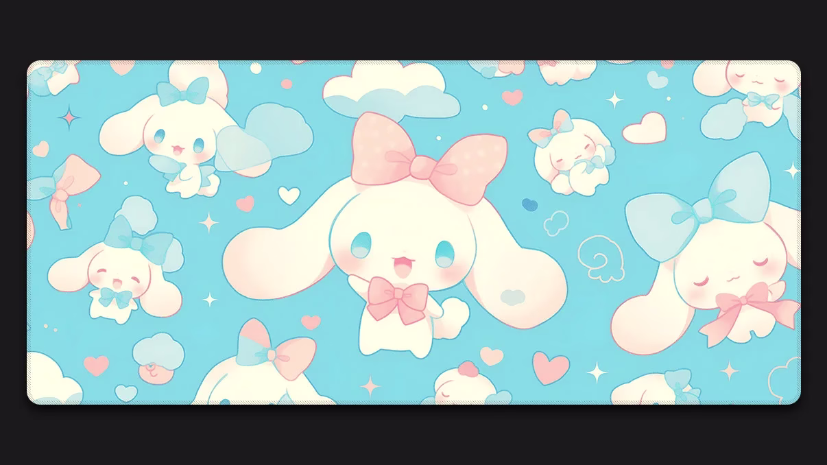 sanrio cinnamoroll cute mousepad