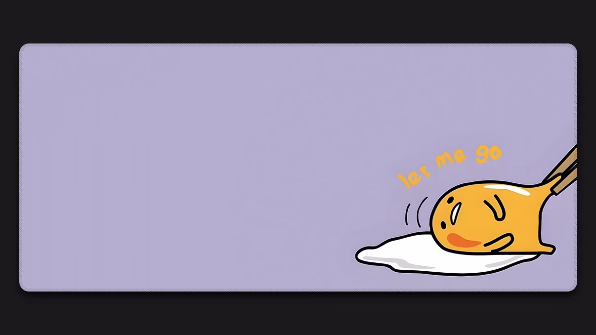 sanrio gudetanma funny mousepad