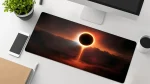 solar eclipse xxl mousepad