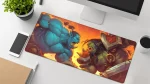 warcraft orcs epic battle gaming mousepad